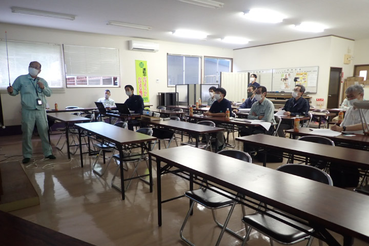 現場監督から工事概要等のご説明