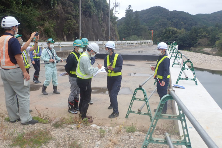 現場にてTS計測による検証3