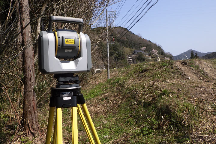 3次元起工測量（地上型レーザースキャナー測量）2