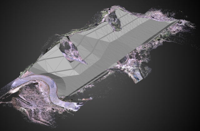 道路改良工事の現場