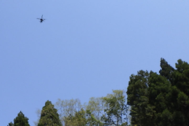 3次元起工測量の様子