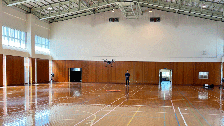 ドローン飛行訓練