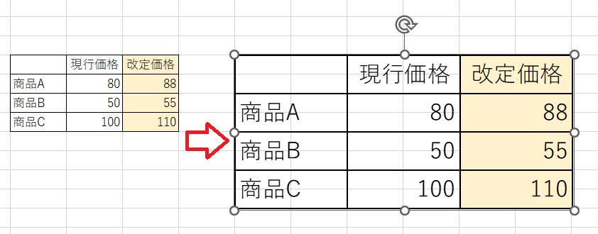 Excelコピー＆ペーストいろいろ