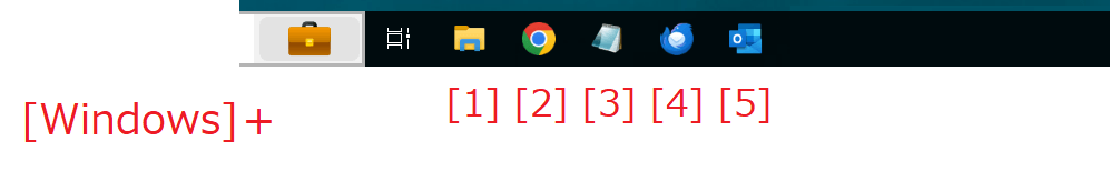 Windows タスクバー