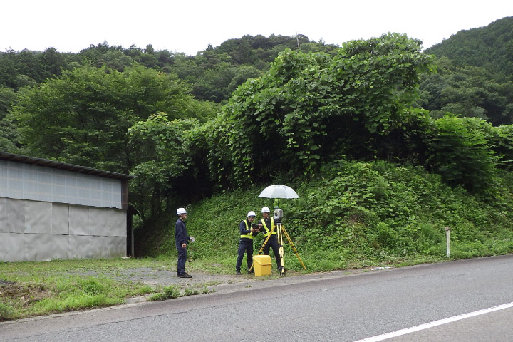 TLS（地上レーザースキャナー）SX10の実地訓練