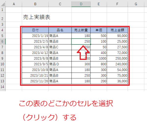 Excel 並べ替えとフィルター