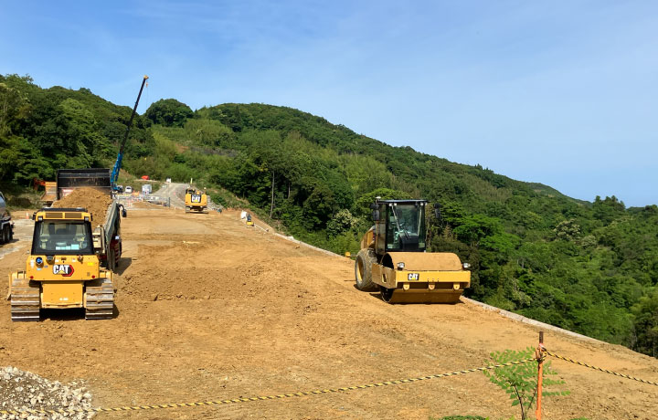 道路改良工事現場2