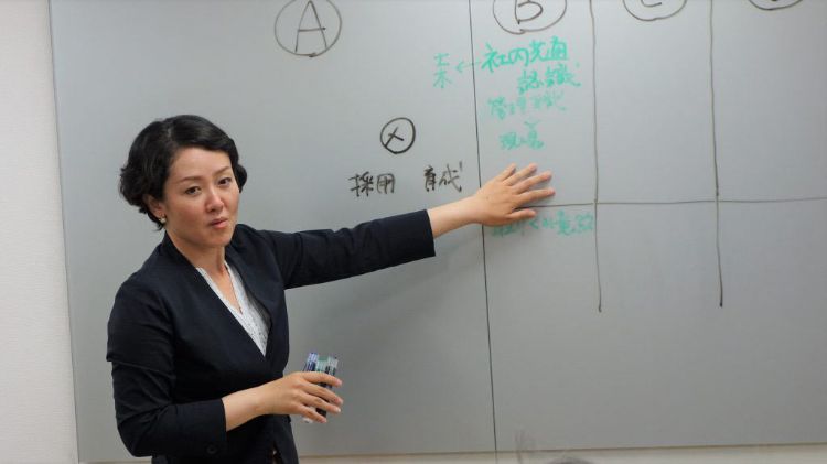 自社分析ワークショップを進める様子