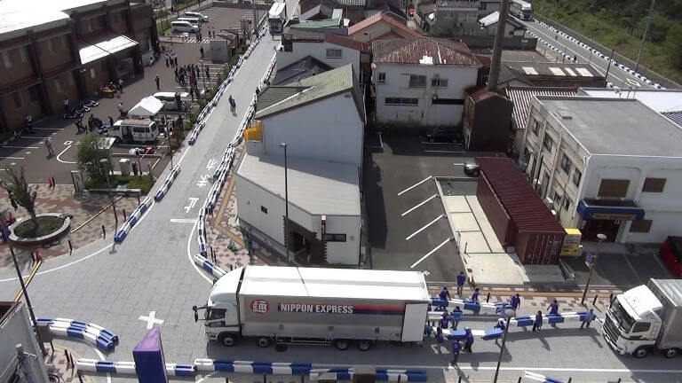 コース撤去作業
