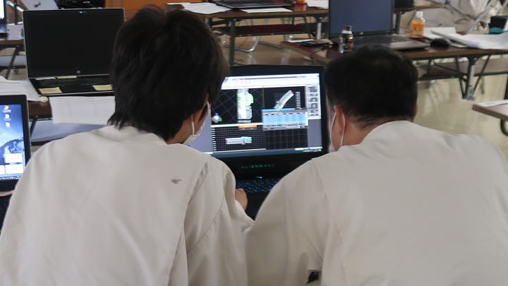 SGMが提供する3次元設計データ作成研修の受講生の画像