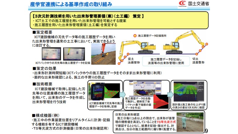 ICT施工の基準類の策定・改訂の取組