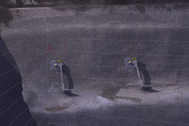 三次元計測技術を用いた出来形管理（アンカー工）1