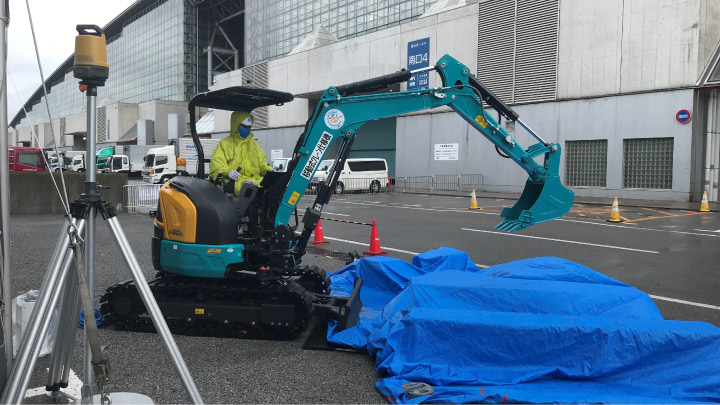 杭ナビショベル