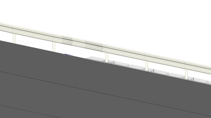 変更協議用のBIM/CIMデータ（ガードレール設置等）