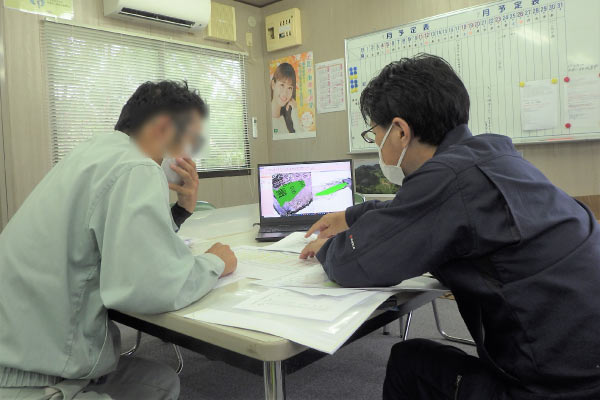 3次元設計データ・3次元施工用データ打合せ1