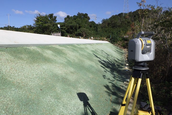 TLS出来形測量（ICT法面工）