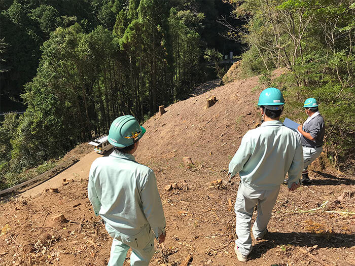 工事用基準点設置立会1