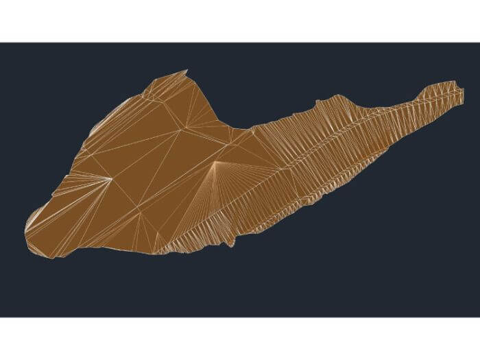 ICT施工事例_路体盛土の3次元設計データ